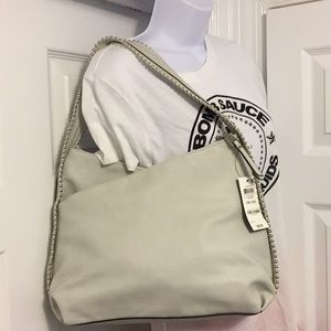 NWT. INC Summer Beige Handbag